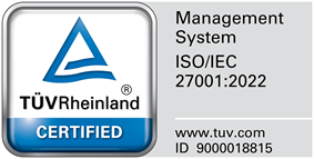 TUEV RHEINLAND ISO 27001 CERTIFICATE